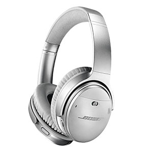 White Bose Headphones